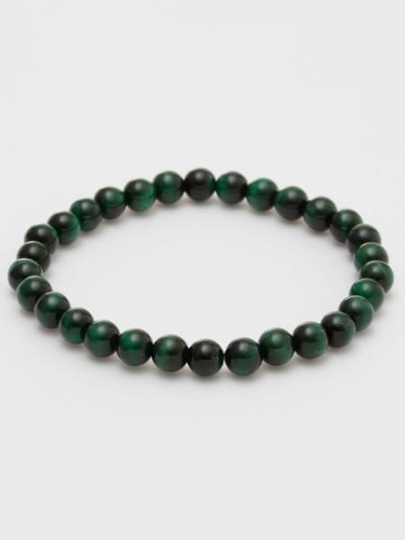 3A Grade 6mm Green Tiger Eye Bracelet