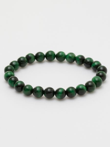 3A Grade 8mm Green Tiger Eye Bracelet