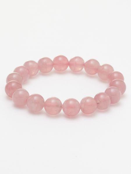4A Grade 10mm Madagascar Rose Quartz Bracelet Bangles & Bracelets by 岩座 - Ametsuchi