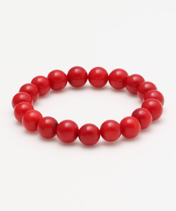 10mm Red Coral Bracelet