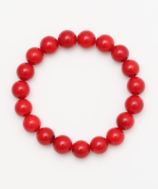 10mm Red Coral Bracelet