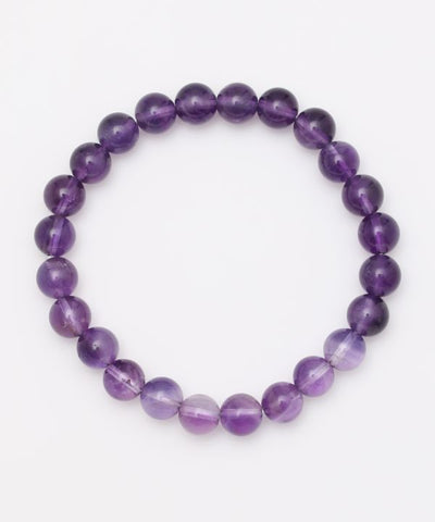 8毫米紫水晶珠子手链