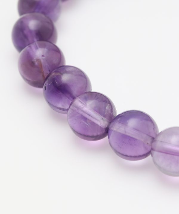 8mm Amethyst Beads Bracelet Bangles & Bracelets by 岩座 - Ametsuchi