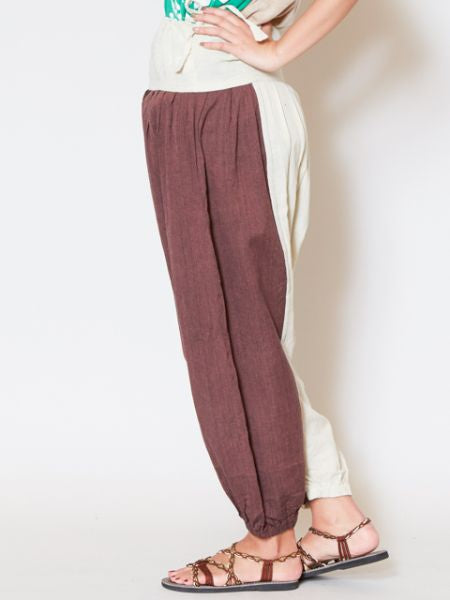Bi Color Unisex Harem Pants Pants & Shorts by AMINA - Ametsuchi