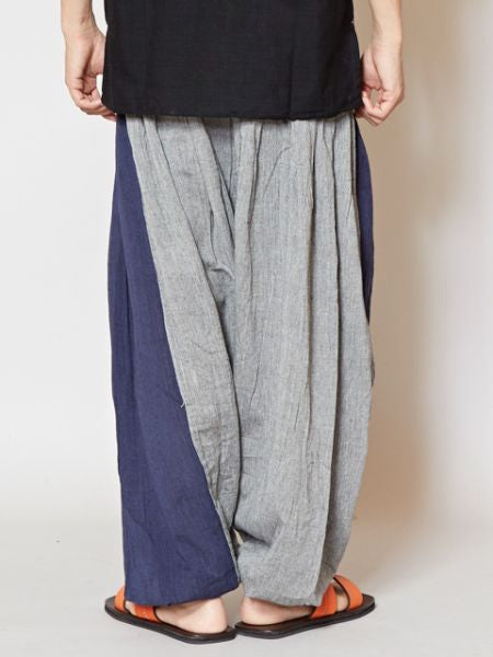 Bi Color Unisex Harem Pants Pants & Shorts by AMINA - Ametsuchi