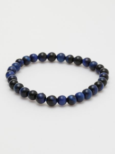 3A Grade 6mm LAPIS Tiger Eye Bracelet