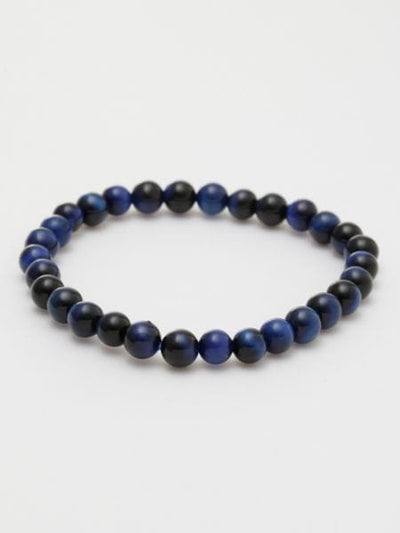 3A Grade 6mm LAPIS Tiger Eye Bracelet