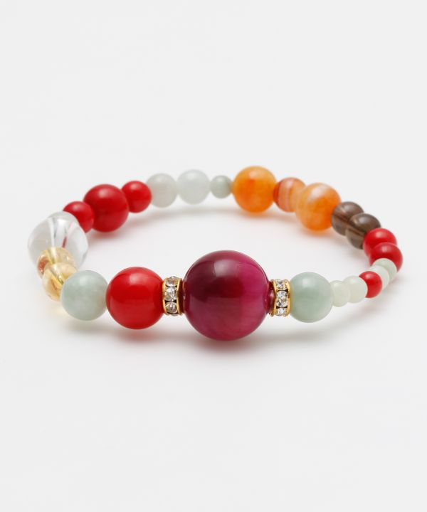 MANRYO - Rose Tiger Eye Bracelet