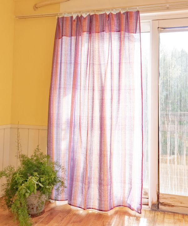 Colorful Striped Cotton Decorative Fabric