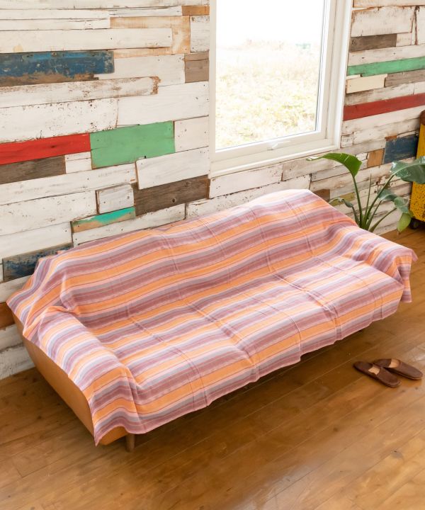 Colorful Striped Cotton Decorative Fabric