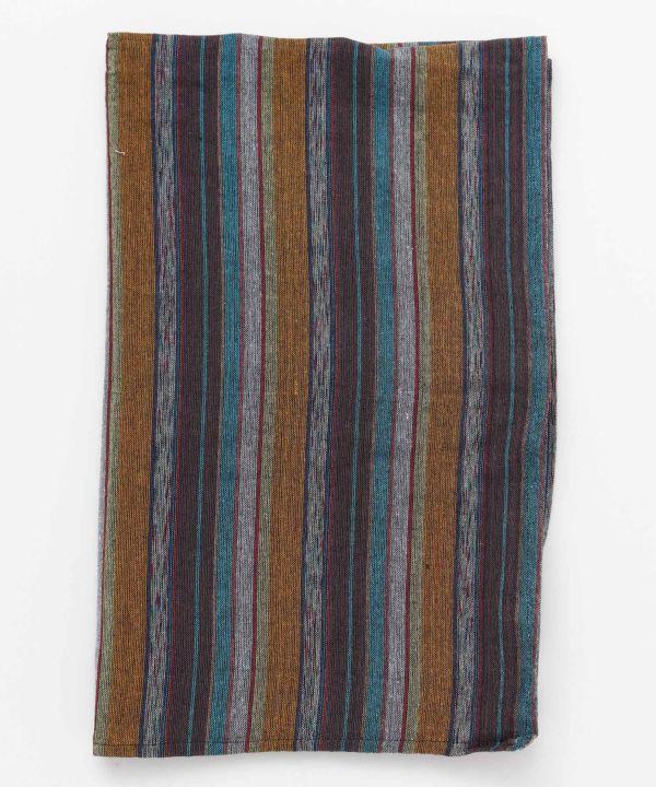 Colorful Stripe Cotton Bed Cover