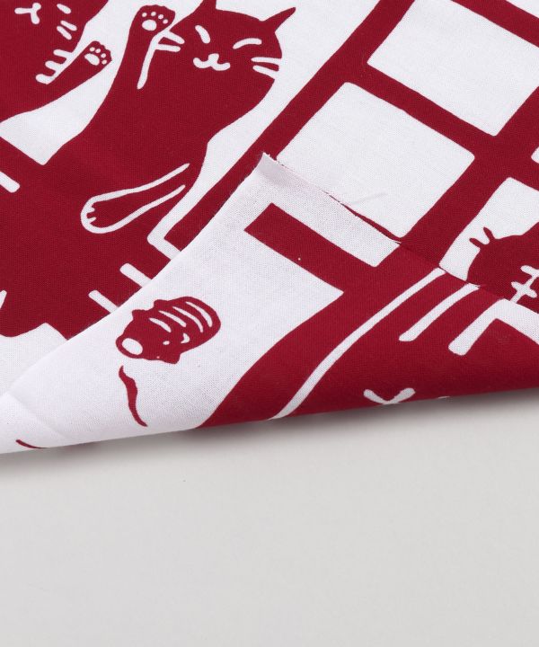 TENUGUI Towel - Relaxing Time Cat Tenugui by Kaya - Ametsuchi