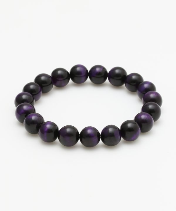 3A Grade 10mm Purple Tiger Eye Bracelet