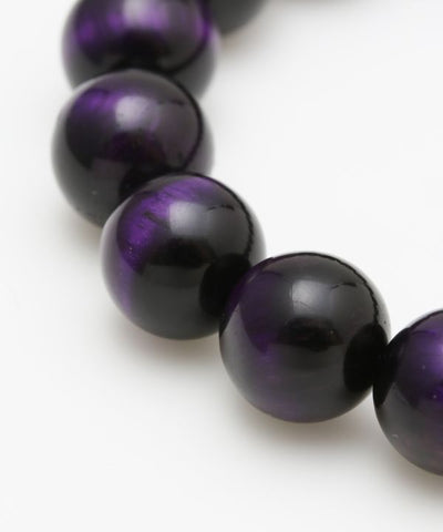 3A Grade 10mm Purple Tiger Eye Bracelet
