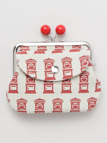 Retro Pattern HANPU GAMAGUCHI Twin Purse