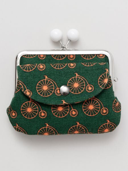 Retro Pattern HANPU GAMAGUCHI Twin Purse