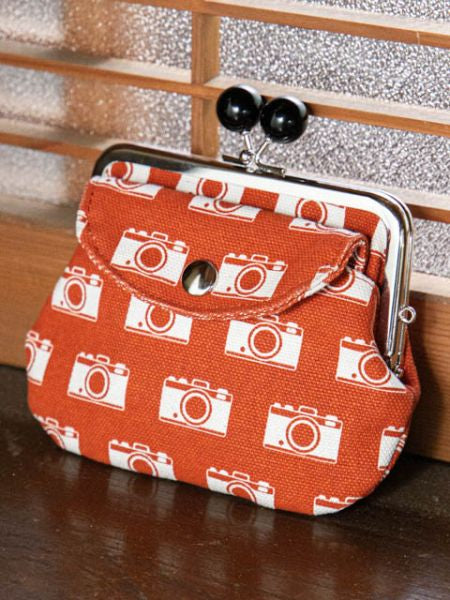 Retro Pattern HANPU GAMAGUCHI Twin Purse