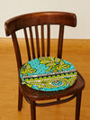 Afrika Kanga Pattern Round Cushion