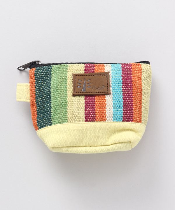 Nepali Hand Woven Striped Pouch
