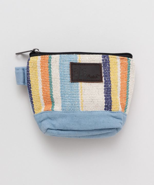 Nepali Hand Woven Striped Pouch