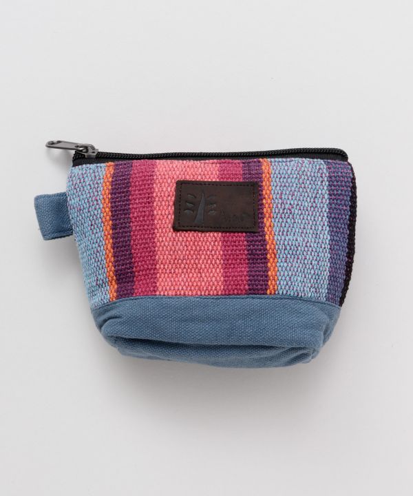 Nepali Hand Woven Striped Pouch