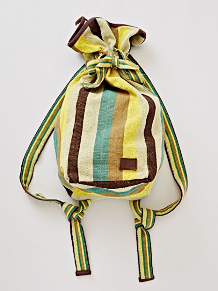 Nepalese Hand Woven Cotton Backpack