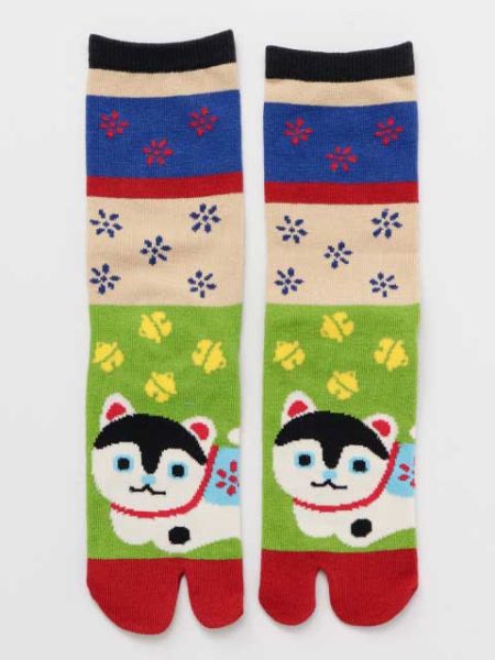 INU HARIKO TABI Socks 23～25cm Socks by Kaya - Ametsuchi