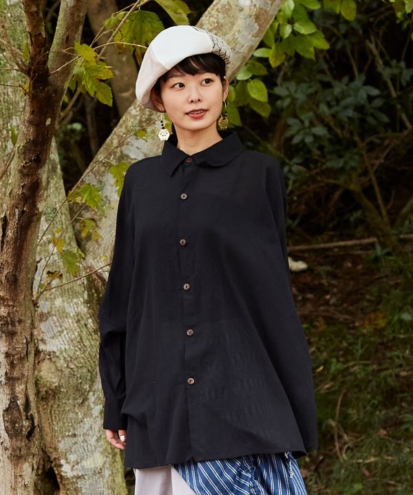 Nepali Cotton Dolman Sleeve Shirt