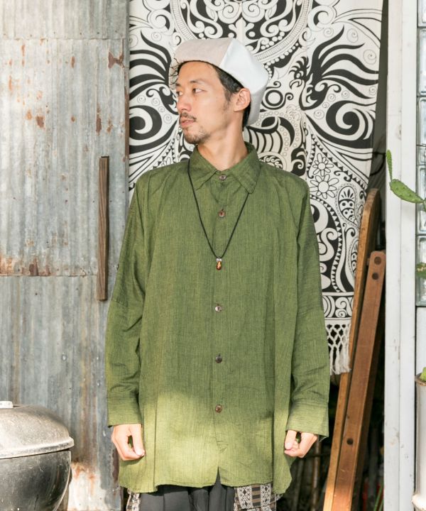 Nepali Cotton Dolman Sleeve Shirt