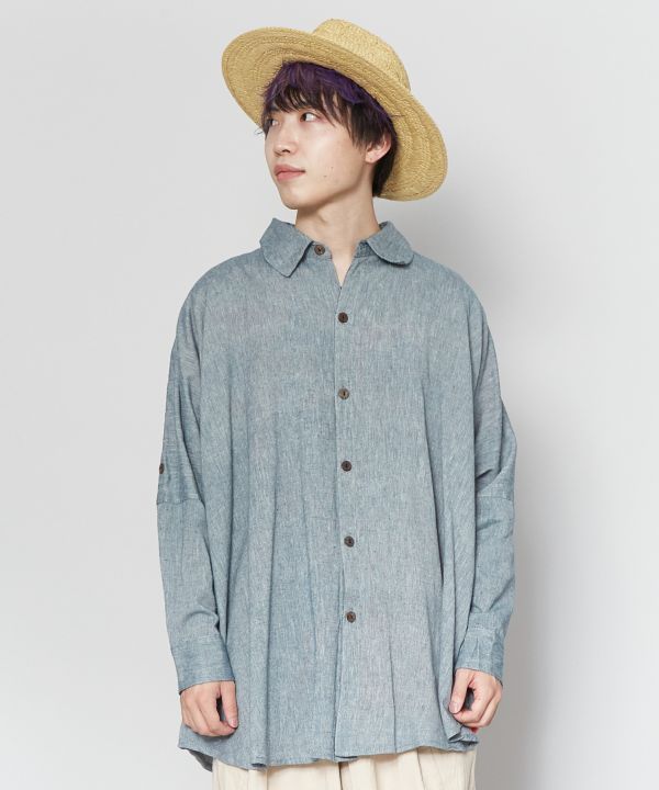 Nepali Cotton Dolman Sleeve Shirt