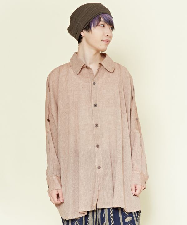 Nepali Cotton Dolman Sleeve Shirt