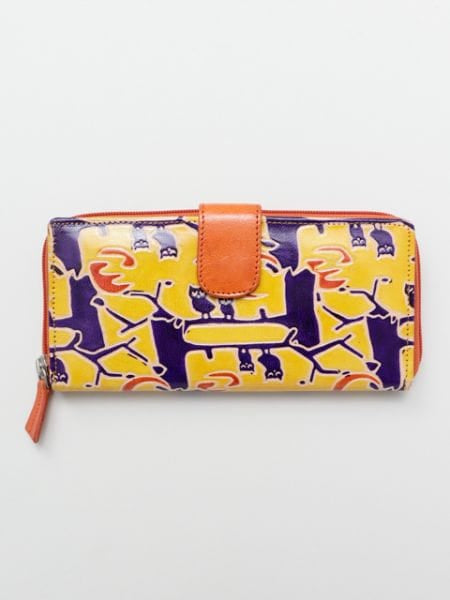 Hand Made Goat Leather Long Wallet