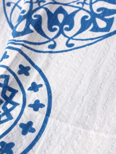 Layered Cotton Mandala Curtain 178cm