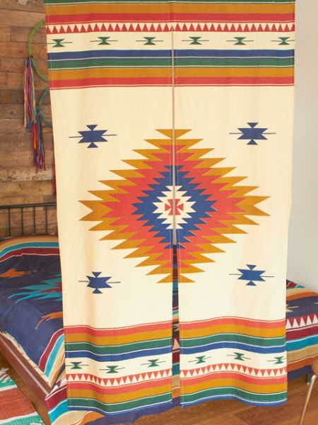 Navajo Style NOREN Door Curtain