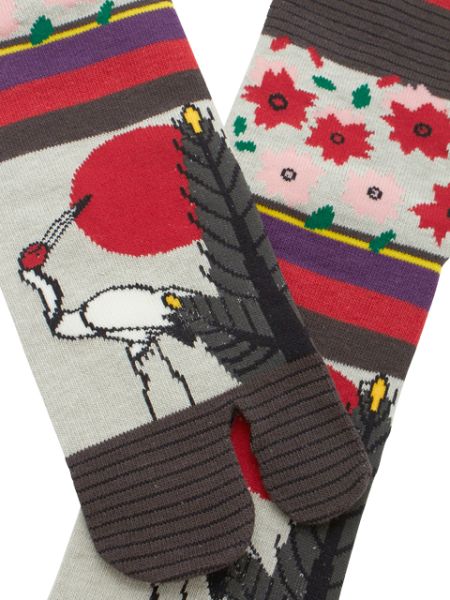 HANAFUDA TABI Socks 25～28cm Socks by Kaya - Ametsuchi