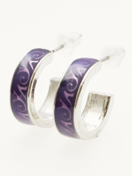 Wave Hoop Earrings