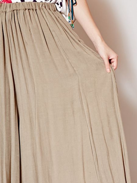 Plain Wide Leg Pants