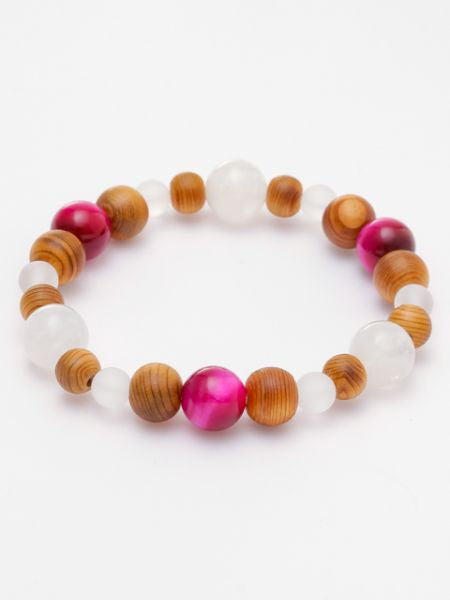 YAKUSUGI x MOONSTONE x ROSE TIGER EYE Bracelet Bangles & Bracelets by 岩座 - Ametsuchi