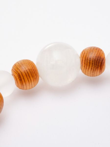 YAKUSUGI x MOONSTONE x ROSE TIGER EYE Bracelet Bangles & Bracelets by 岩座 - Ametsuchi