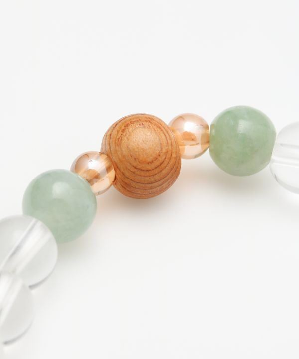 Pulseras y brazaletes de cedro Jade x YAKUSUGI 岩座 - Ametsuchi