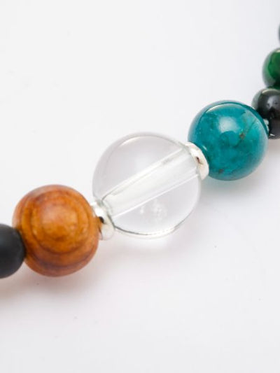 YAKUSUGI Beads x Green Tiger Eye Bracelet