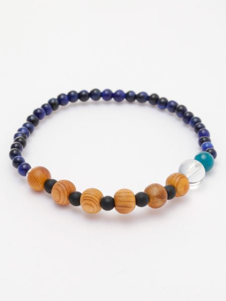 YAKUSUGI x Lapis Tiger Eye Armband Armreifen & Armbänder von 岩座 - Ametsuchi