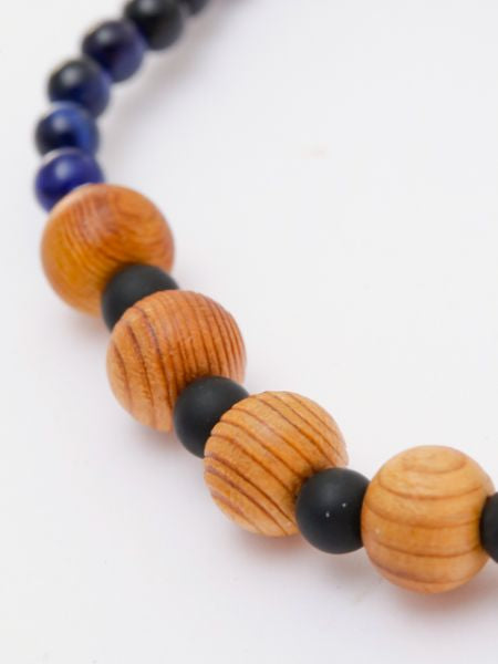 YAKUSUGI x Lapis Tiger Eye Bracelet Bangles & Bracelets by 岩座 - Ametsuchi