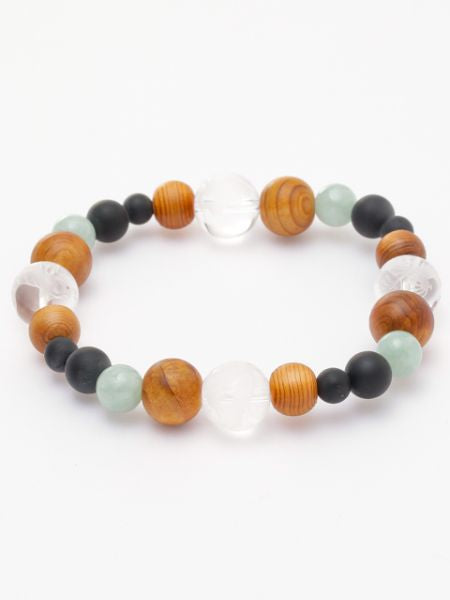 YAKUSUGI, Four Gods Crystal, Jade Bracelet Bangles & Bracelets by 岩座 - Ametsuchi