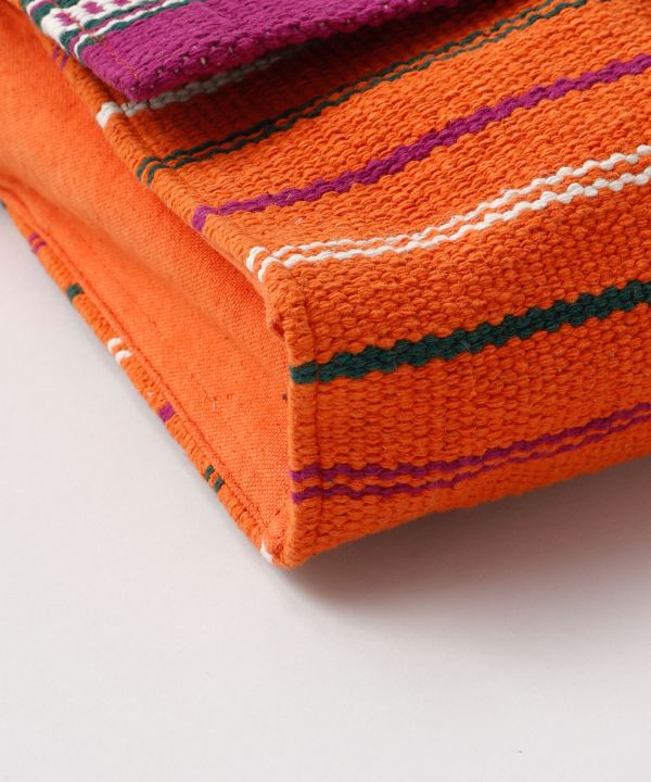 Hand Woven Geometric Pattern Shoulder Bag