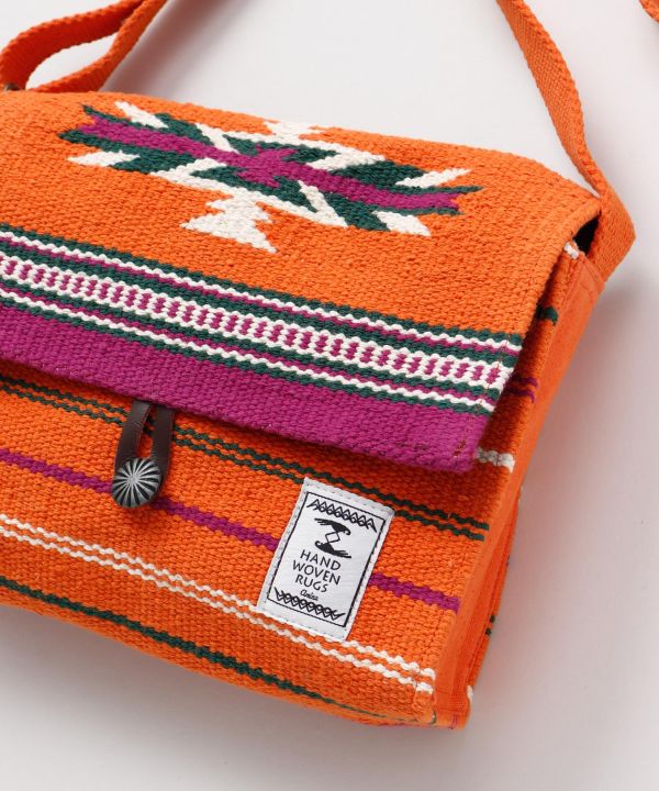 Hand Woven Geometric Pattern Shoulder Bag