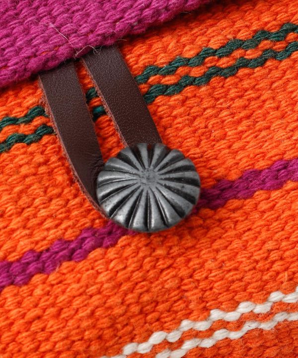 Hand Woven Geometric Pattern Shoulder Bag