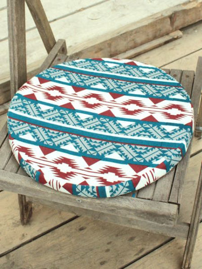 Navajo Pattern Round Cushion
