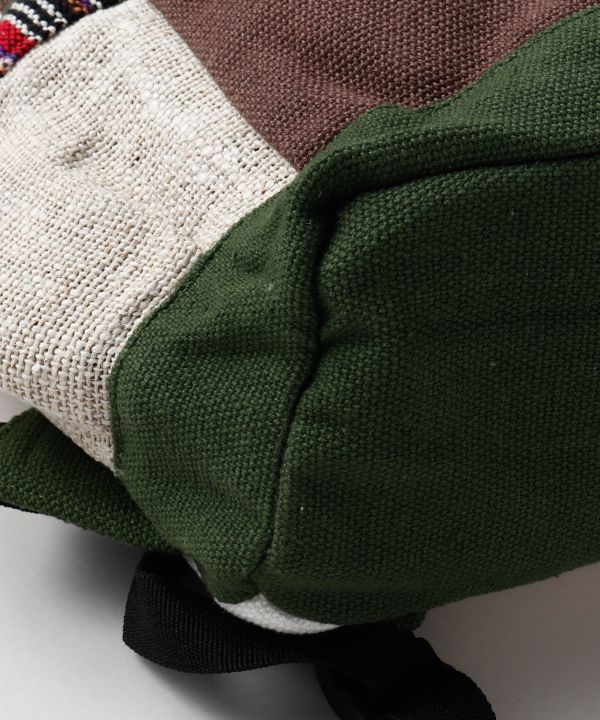 Nepali Woven Cotton Backpack