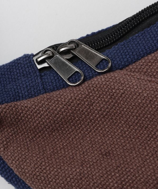 Nepali Woven Crescent Shoulder Bag